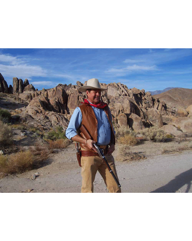 Jake Thorne as John Wayne at Lone Pine